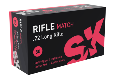 Munições SK - .22 LR - Rifle Match - 40grains