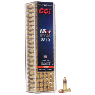 Munições CCI - .22 LR -Target Mini-Mag - 40grains
