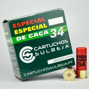 Cartucho SulBeja Especial de Caça 34