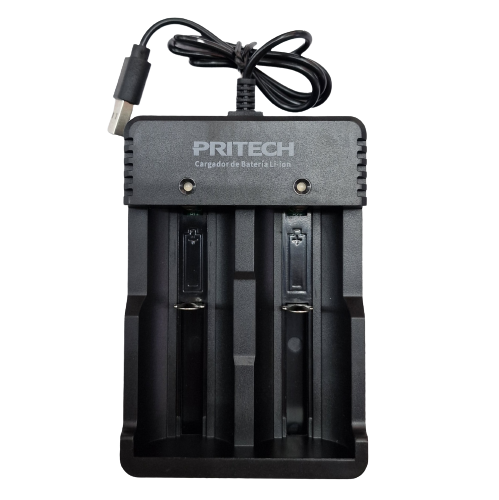 Carregador para 2 pilhas Pritech