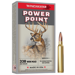 Munições Winchester Power-Point Super X - .338WM - 200grains